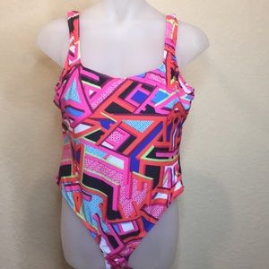 Monif C “Cape Verde” One Piece Swimsuit Plus Size